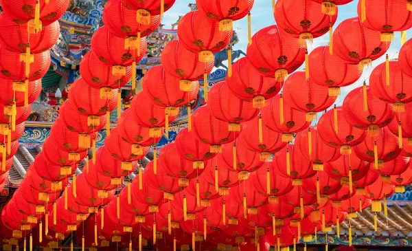 Chinese New Year Lanterns Old Town Area — Stockfoto