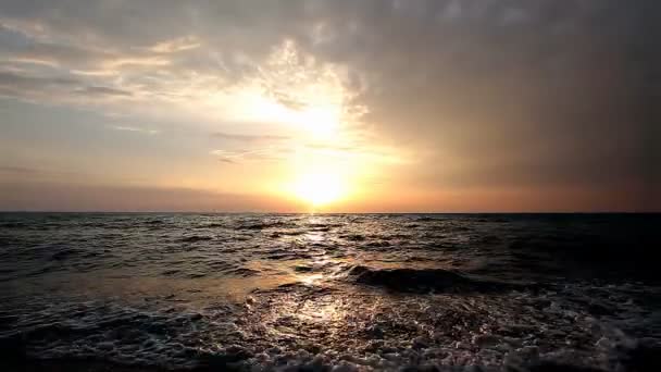 Tramonto sul mare — Video Stock