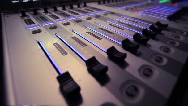 Studio mixer — Stockvideo