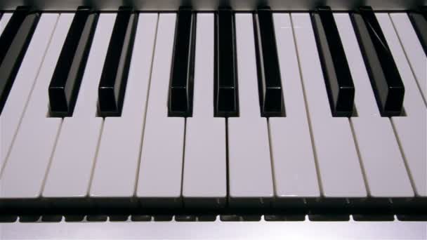 Tastiera per pianoforte — Video Stock