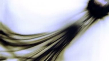 beyaz mürekkep sıçramak