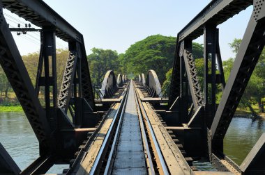 Tayland ve byrma arasında ölüm demiryolu kwai Nehri üzerinden köprü