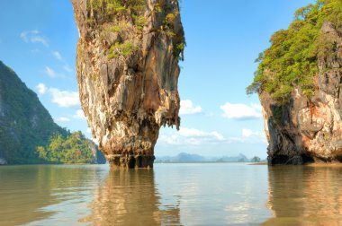 Tayland sakin suda yansıtan içinde tapu Island ko