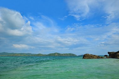 Tayland phi phi Adası yakınlarında deniz manzara