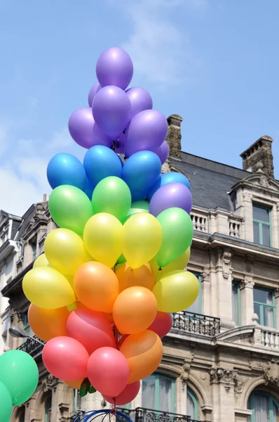 同性恋骄傲游行在 2010 年 5 月 15 日在布鲁塞尔，比利时 — 图库照片