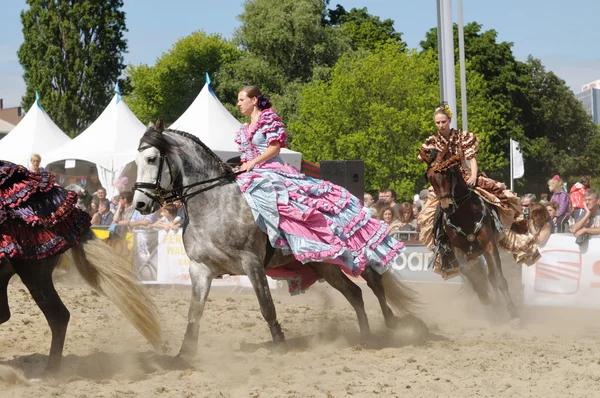 ブリュッセルで 2012 年 6 月 2 日に euroferia アンダルーサ — ストック写真