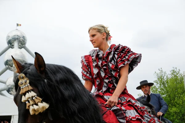 17. Feier des Festivals euroferia andaluza — Stockfoto