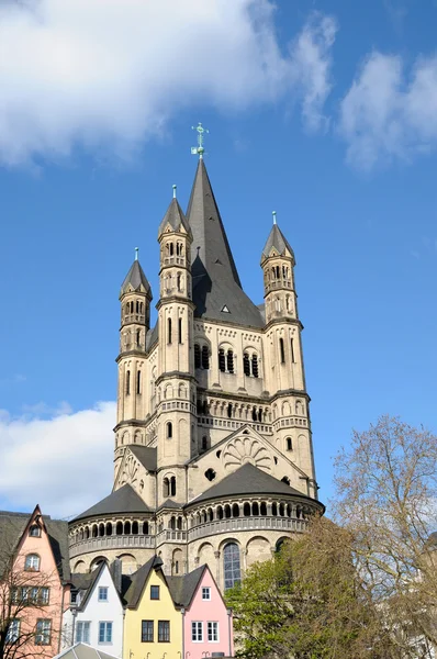 Kerk van bruto st. martin in Keulen, Duitsland — Stockfoto