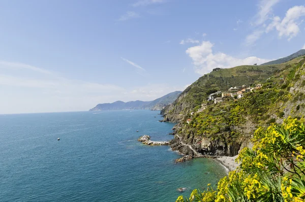 Riomaggiore - Cinque terre coast in Italy — Stock Photo, Image