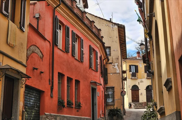 Straße in rivoli, norditalien — Stockfoto