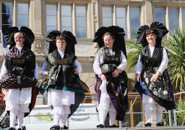 Ομάδα folklorique Αλσασσιέν d'obermodern — Φωτογραφία Αρχείου