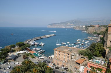 güneşli İtalyan sessiz gün yaz sorrento şehir