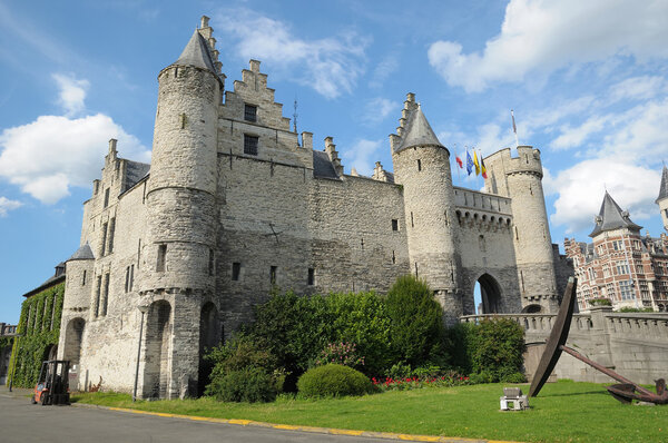 Steen castle in Antwerp, Belgium