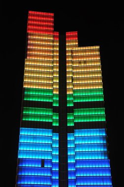 Dexia kule üzerinde 15 Ağustos, 2008 Brüksel