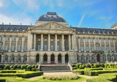 Royal Palace in center of Brussels