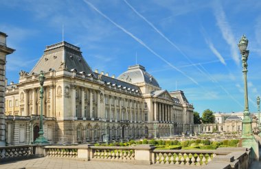 Royal Palace in center of Brussels