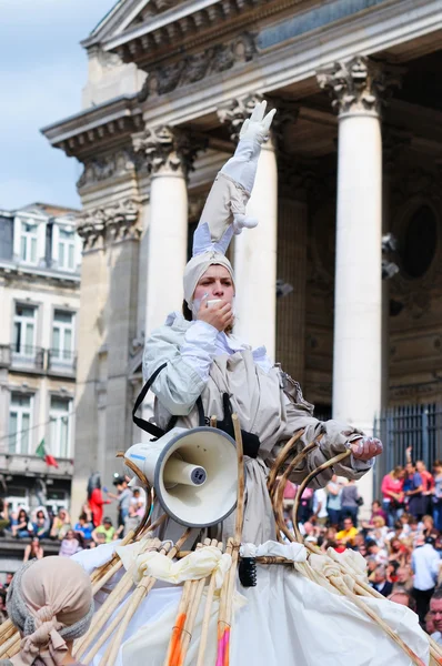 Zinneke Parade em 19 de maio de 2012 em Bruxelas — Fotografia de Stock