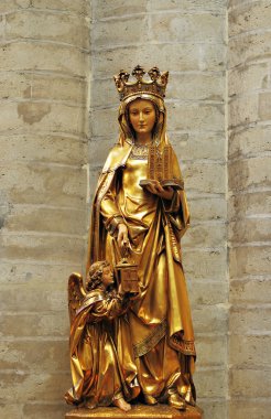 saint gudula ile melek heykeli