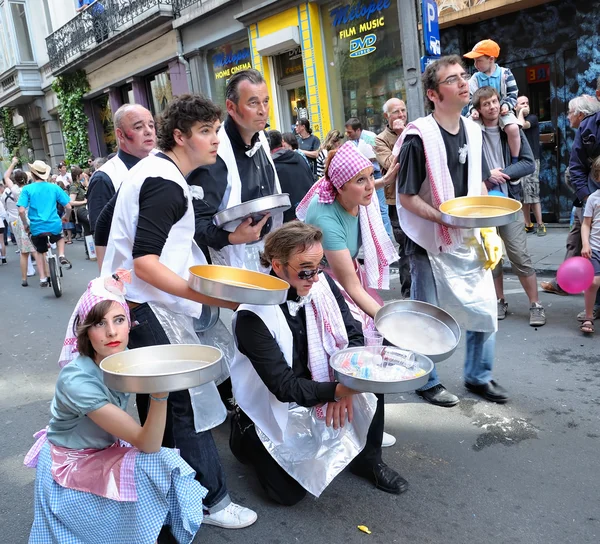 Zinneke Parade on May 22, 2010 in Brussels — Stock Photo, Image