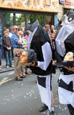 zinneke geçit üzerinde 22 Mayıs 2010 tarihinde Brüksel, Belçika