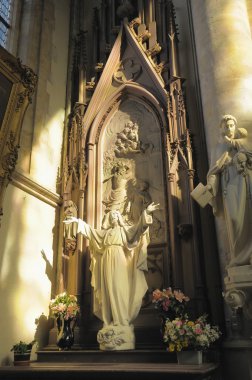 İsa, kilise our lady şapelin heykeli