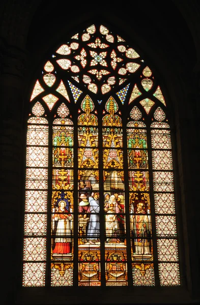 Cathedral of St. Michael and St. Gudula — Stock Photo, Image