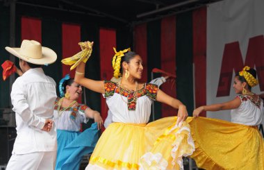 Xochicalli Mexican folkloric ballet clipart