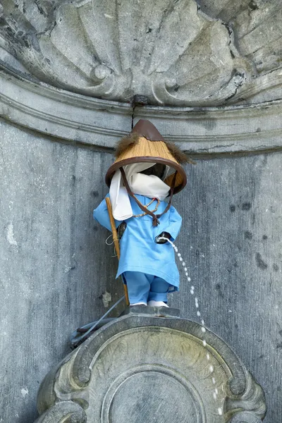 Brusel manneken pis — Stock fotografie