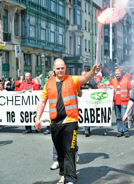 Demonstráció elleni megszorító intézkedések — Stock Fotó