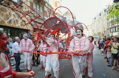 22 Mayıs 2010 tarihinde Brüksel'deki zinneke geçit