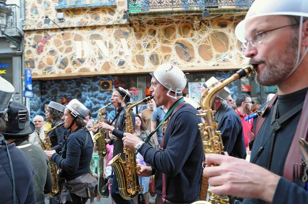 Zinneke parade op 22 mei 2010 in Brussel — Stockfoto