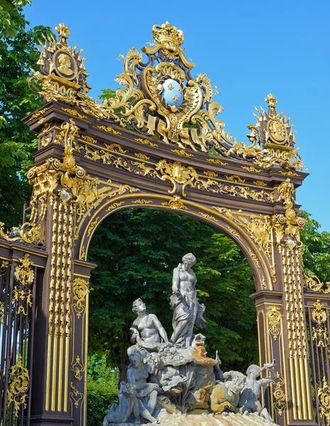 Brány od place stanislas v nancy, Francie — Stock fotografie