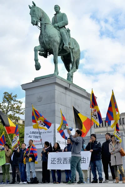 Ativistas da Comunidade Tibetana — Fotografia de Stock