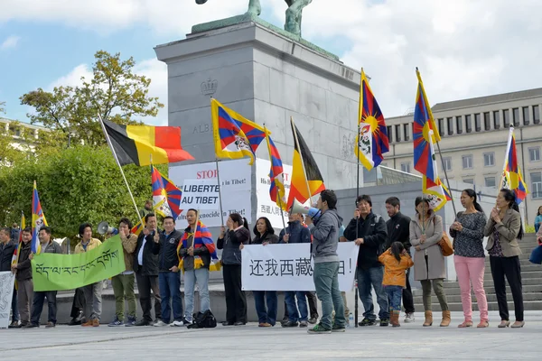 Ativistas da Comunidade Tibetana — Fotografia de Stock