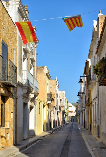 Historical center of Alcala de Xivert — Stock Photo, Image