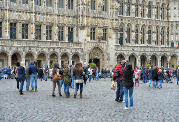 Grand Place on September 14, 2013 in Brussels — Stock Photo, Image