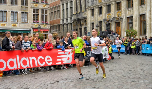 Brüksel maraton ve yarı maraton — Stok fotoğraf