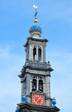 Amsterdam'da kilise westerkerk