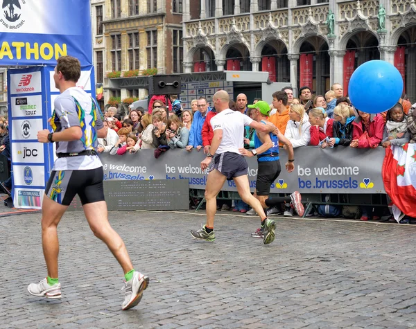 Maratona de Bruxelas e Meia Maratona — Fotografia de Stock