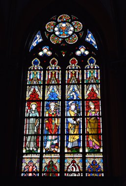 saint-martin's church of courtrai vitray pencere