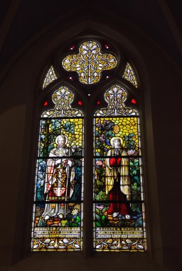 vitray pencere neogothic saint barbara Kilisesi