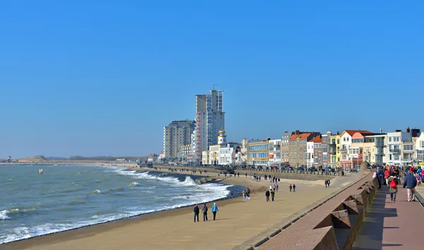 Promenade zone dans le centre de Vlissingen, Pays-Bas — Photo