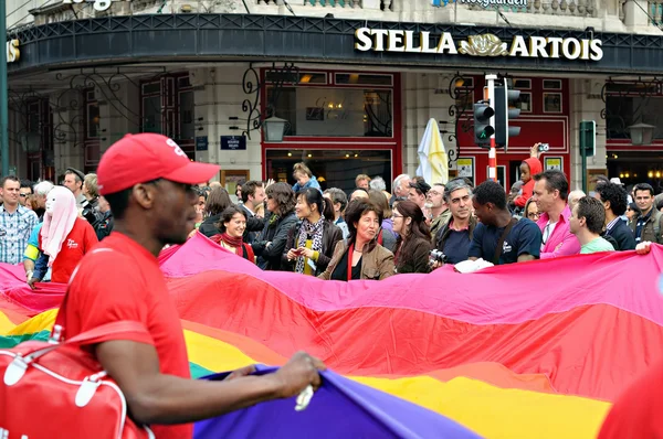 Aktivisten der Gay Pride Parade — Stockfoto