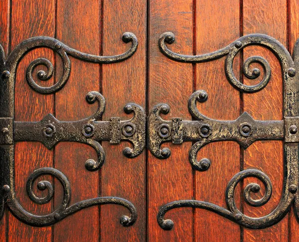 Wooden gates — Stock Photo, Image