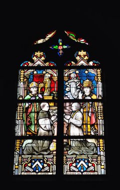 Vitray pencere içinde Kilisesi, Saint Gery.Braine-le-Comte