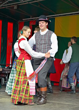 Litvanya Folk Müzik grubu Poringe Brüksel'deki