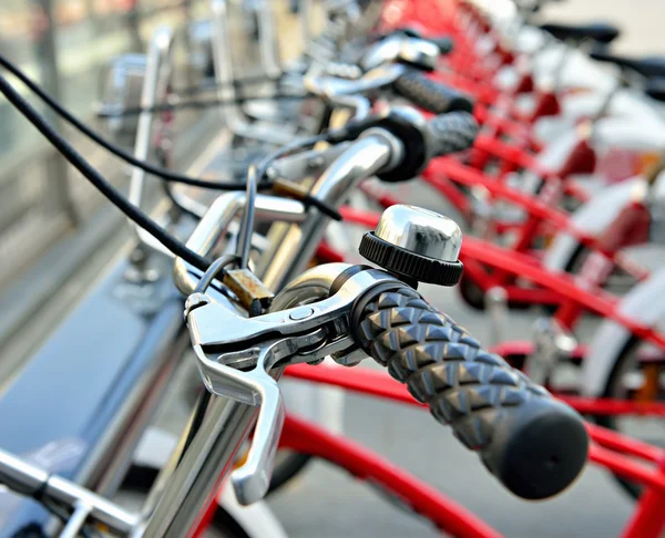 Abgestellte Fahrräder — Stockfoto