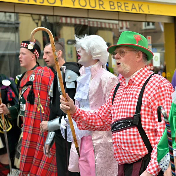 Årliga Halle karneval. Belgien — Stockfoto