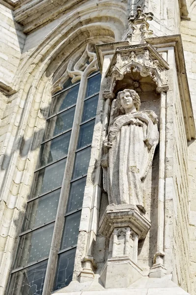 Detalhes arquitetônicos da Basílica de São Martinus em Halle, Bélgica — Fotografia de Stock