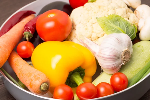 Fresh Vegetables in a pot — Stock Photo, Image